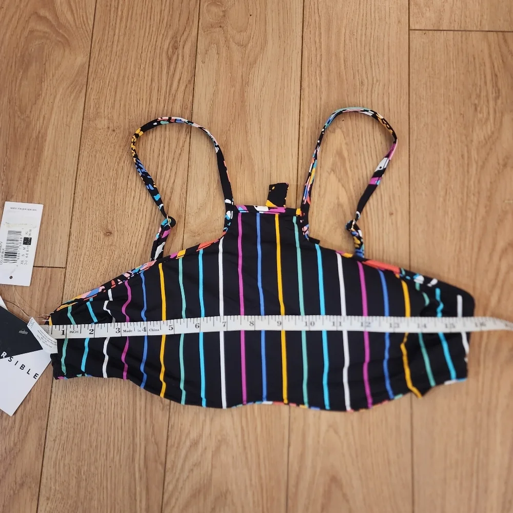 NWT Vera Bradley Reversible Bikini Top- Large